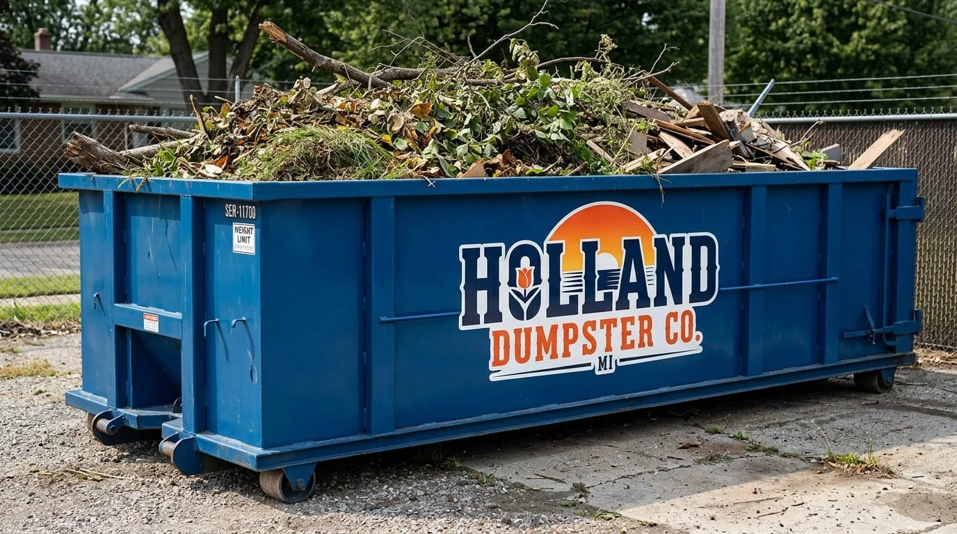 Yard Waste Dumpster Rental Holland MI-img