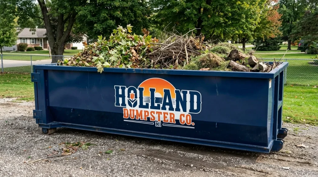 Yard Waste Dumpster Rental Holland-img